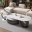 Table basse moderne minimaliste à panneau Wind Rock