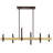 Arkeem 6 - Light Dimmable Linear Chandelier-850587965