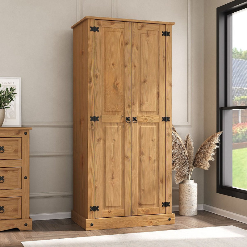 Saragosa 2 Door Solid Wood Wardrobe