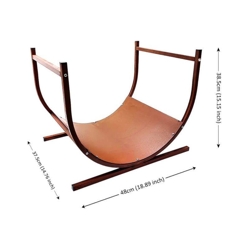 48cm W Metal Log Rack