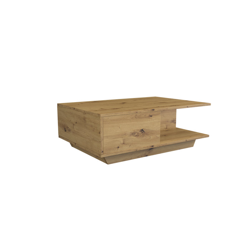 Theresa Coffee Table with Storage, Artisan Oak
