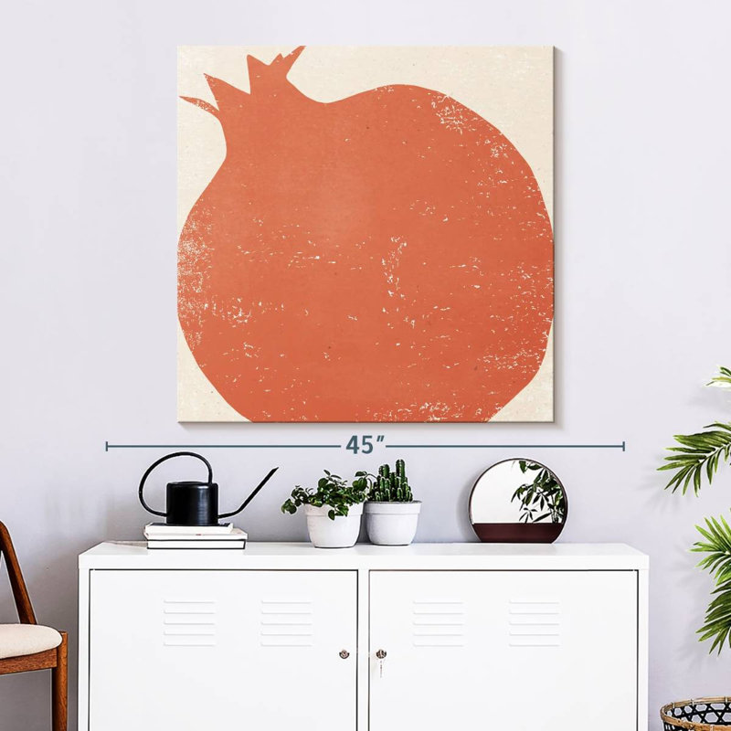 Yarlin Graphic Fruit, 33" H x 33" W