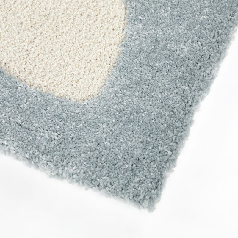 Tapis bleu sarcelle Gabriela Gabriela, 7'10" x 10'