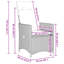  Chaise de jardin inclinable beige, blanc crème-1059932292-1059932536-1059932537