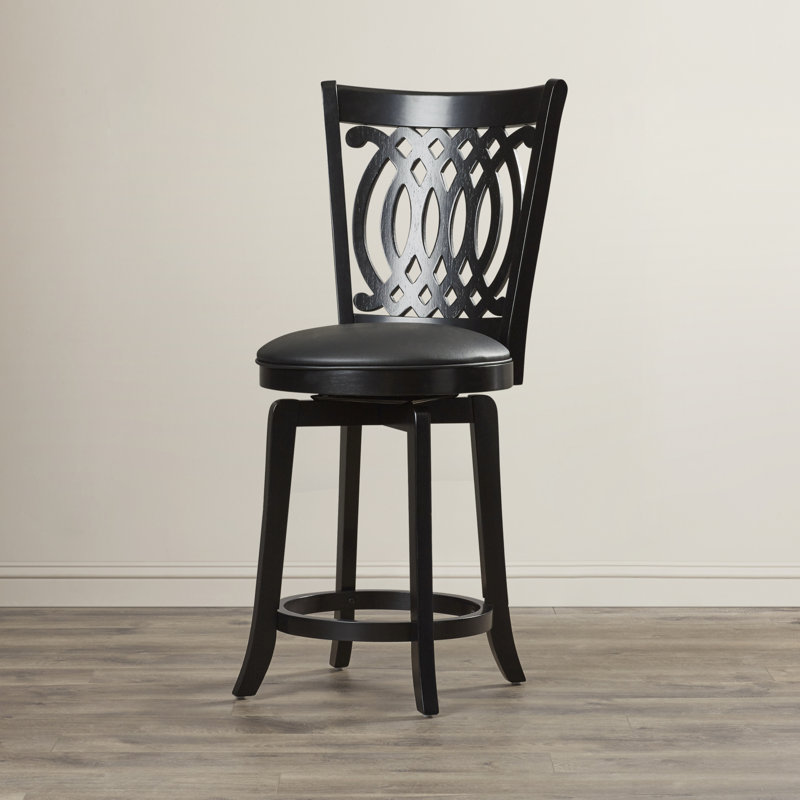 Collinsworth Swivel Upholstered Counter Stool