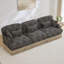 Canapé modulaire confortable en chenille de 100 pouces, canapé léopard moderne pour le salon
