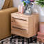 Nuvraj 61cm W Bilaminate Chipboard Bedside Table
