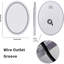 Amelia-Lilly Flat Makeup / Shaving Mirror-1059637682