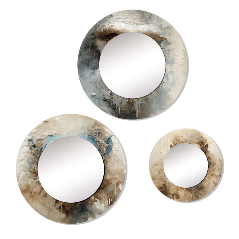 Ensemble de 3 miroirs 3 pièces