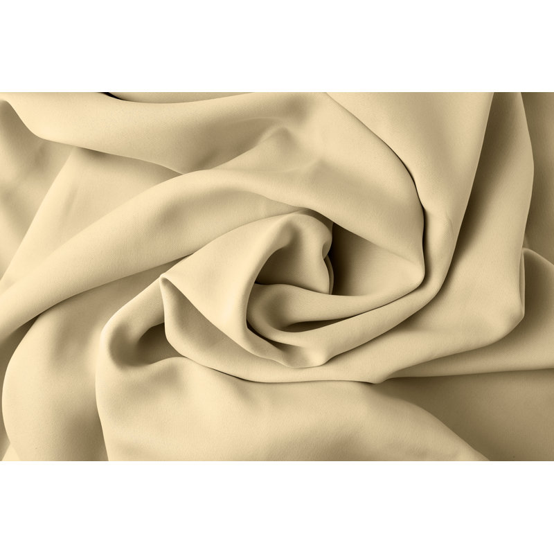 Cozine Blackout Curtain Pair, 114 W x 137 D cm, Beige