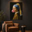 by Johannes Vermeer Print-49139407