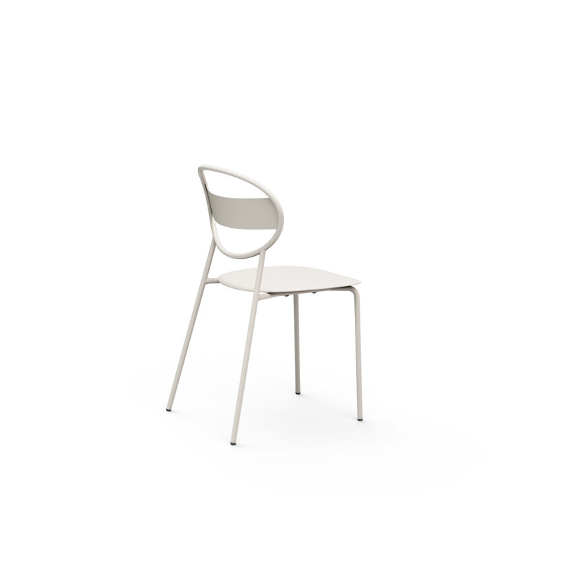 Chaise unique intérieur / extérieur, Blanc