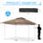 141.73'' W x 141.73'' D Metal Pop-Up Canopy-112472766