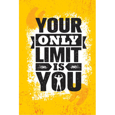 Your Only Limit Is You by Subtropica - Wrapped Canvas Print