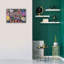 «Elephants and Butterflies» par Carissa Luminess, art mural sur toile-1027598294