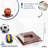 DECOMIL 15 W 15 D Basketball Solid Wood Ball / Puck Case