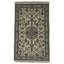 Tapis oriental beige / noir en coton / laine fait à la main 4 pi x 6 pi Oriental