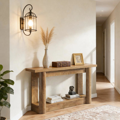 Table de vestibule à 2 niveaux (table basse incluse)