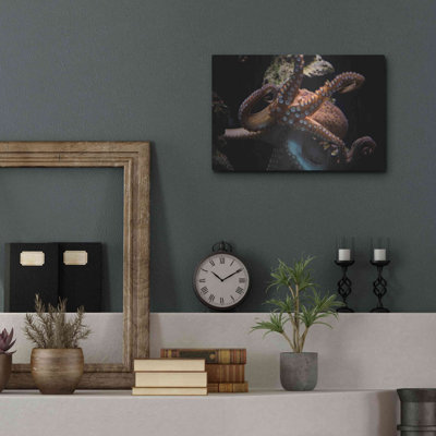 The Kraken' Metal Wall Art, 24"x16"