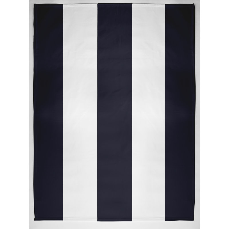 Yorkshire Striped Blanket, Navy
