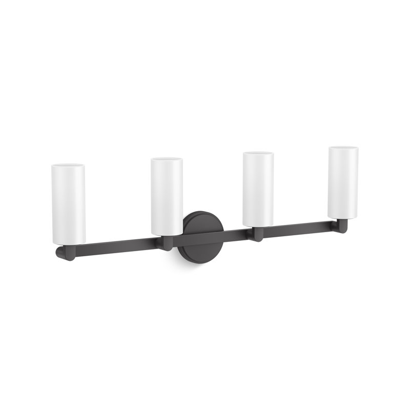 Crue Four-Light Sconce, Matte Black
