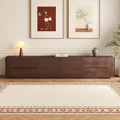 Retro Cherry Wood TV Stand