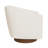 Blondeau Polyester Swivel Barrel Chair with Wood Base-1709554202