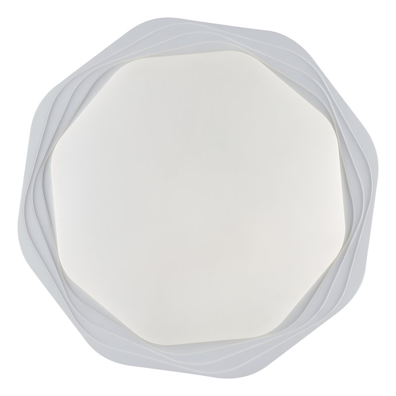 Candence Acrylic LED Flush Mount, 52Cm x 52Cm x 8Cm