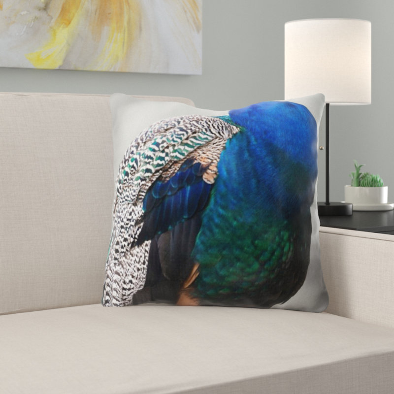 Coussin peacock