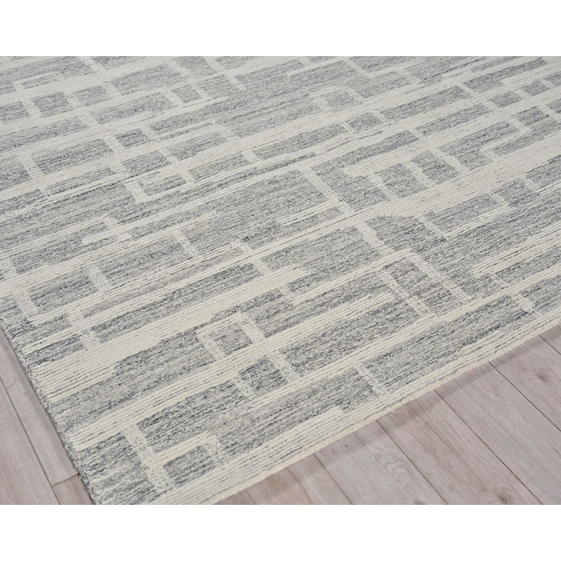 Park City Area Rug in Gray/Ivory, Rectangle 10' x 14'