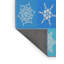 Bleu Spelman/Tapis décoratif blanc-776935805