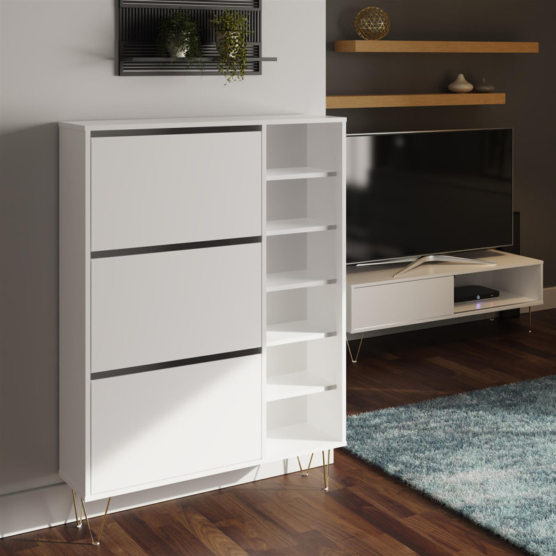 15 Pair Shoe Storage Cabinet