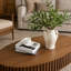Table basse cannelée avec pied central-693683460