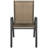 5-piece Outdoor Dining Set, PVC-coated polyester Stackable Chairs And Umbrella Hole-1932038985