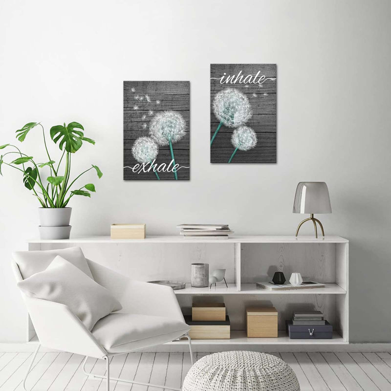 2 Piece Wrapped Canvas Print, 60 cm H x 40 cm W
