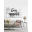 Impression d’art textuel sur toile, "bon appetit" par Diana Alcala-674200374