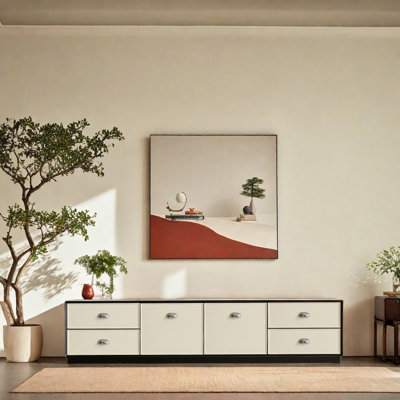 Dopamine Solid Wood TV Stand