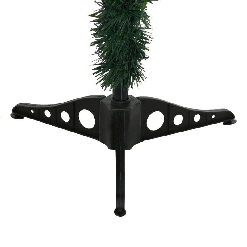 Arbre de Noël vidaXL givré pré-éclairé avec boules de pin 59,1 po, avec 61 boules en or rose, 5 x 2 pi
