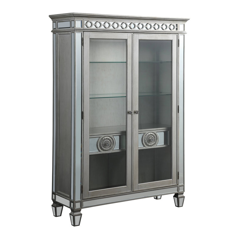 Vitrine Montana en miroir et platine antique