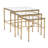 Bonnifait Antique Gold Nesting Tables