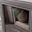 Bureau en L, finition brune