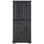 K&K - Armoire de cuisine de 71 po de hauteur avec 3 armoires coulissantes