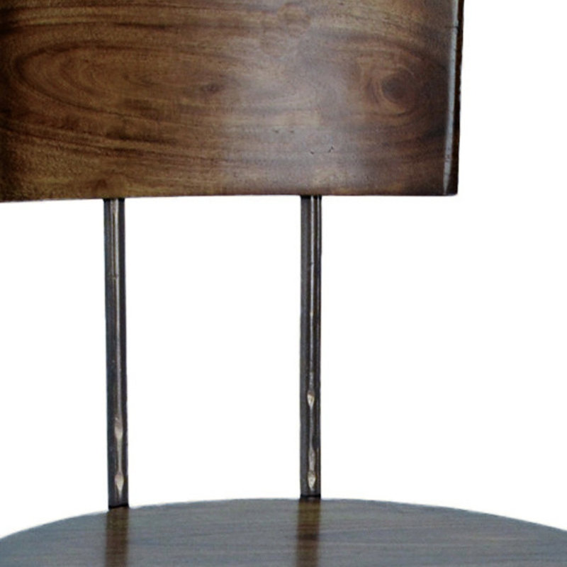 Chaise de bar réglable en hauteur à dossier bas avec repose-pieds 41 po