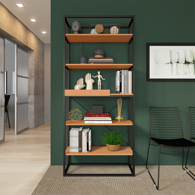 Étagère en acier H 71,1 "x l 31,5"