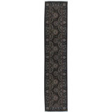 Wool Oriental Area Rug in Black