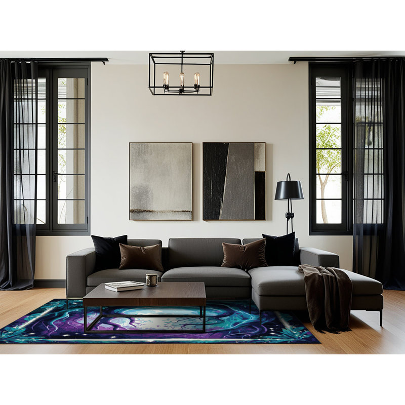 Serene Arbor Rug, Square 6'