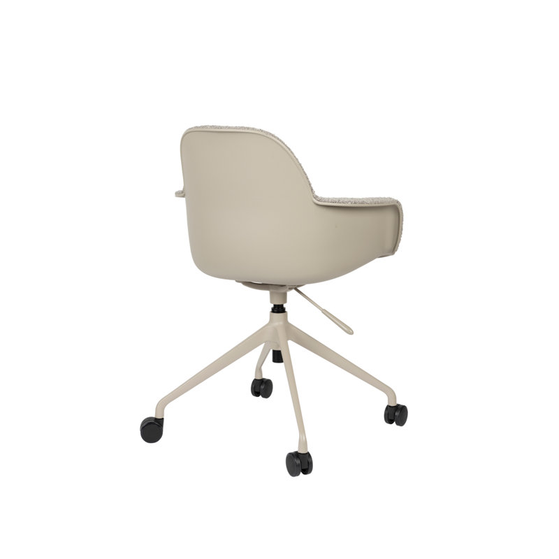 Albert Swivel Task Chair, Brown, Taupe