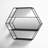 Celestia 3 Piece Hexagon Accent Shelf-144818026
