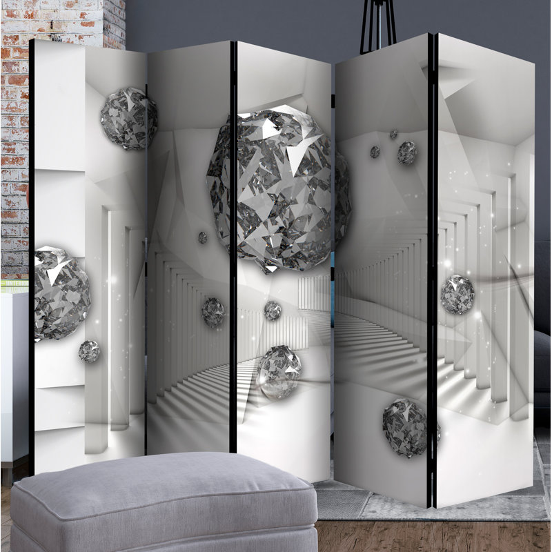 Westchester 172cm H Folding Room Divider, 5