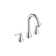 Widespread 2-handle Bathroom Faucet with Drain Assembly